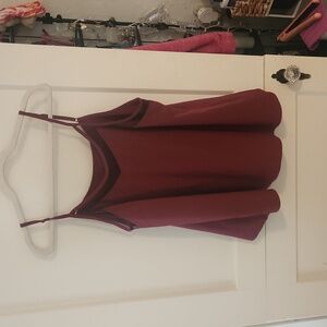Red mesh tank